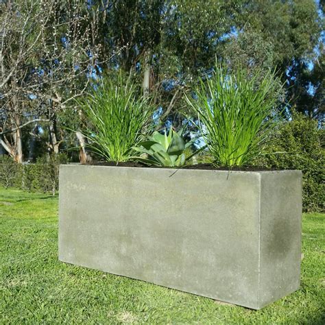 concrete and steel planter boxes|outdoor concrete planter boxes.